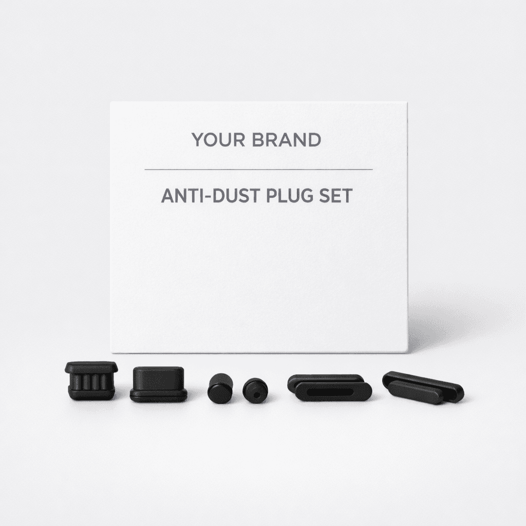 Anti-Dust Plug Set for Phones private-label product concept