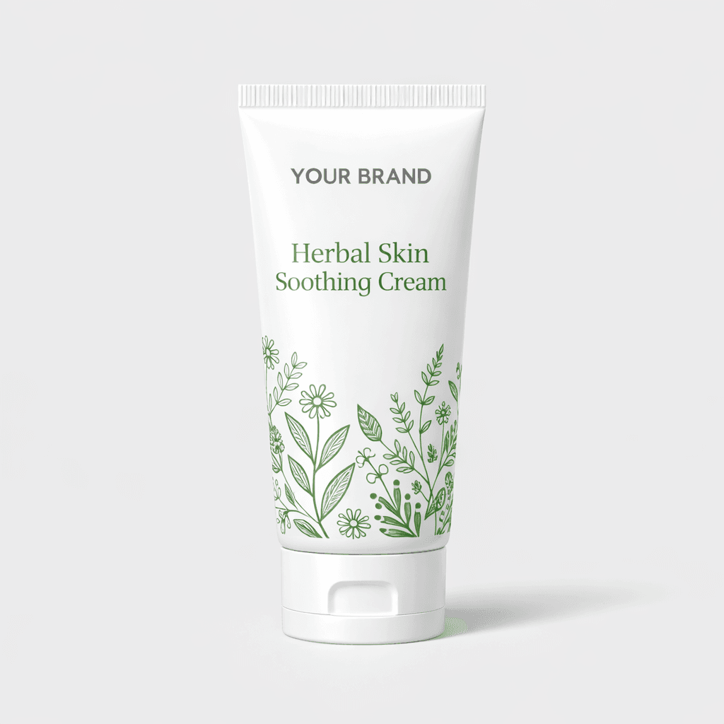 Herbal Skin Soothing Cream private-label product concept