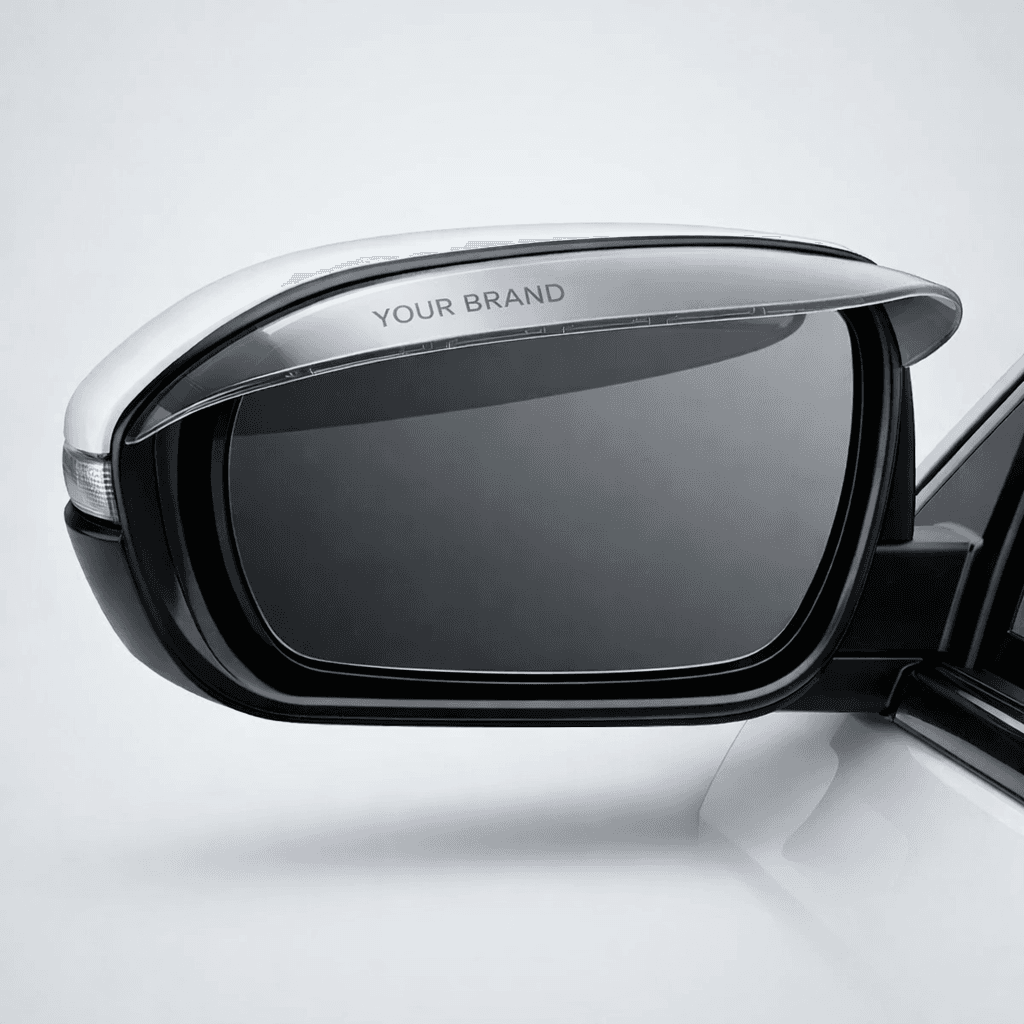 Car Rearview Mirror Rain Guard Visor private-label product concept