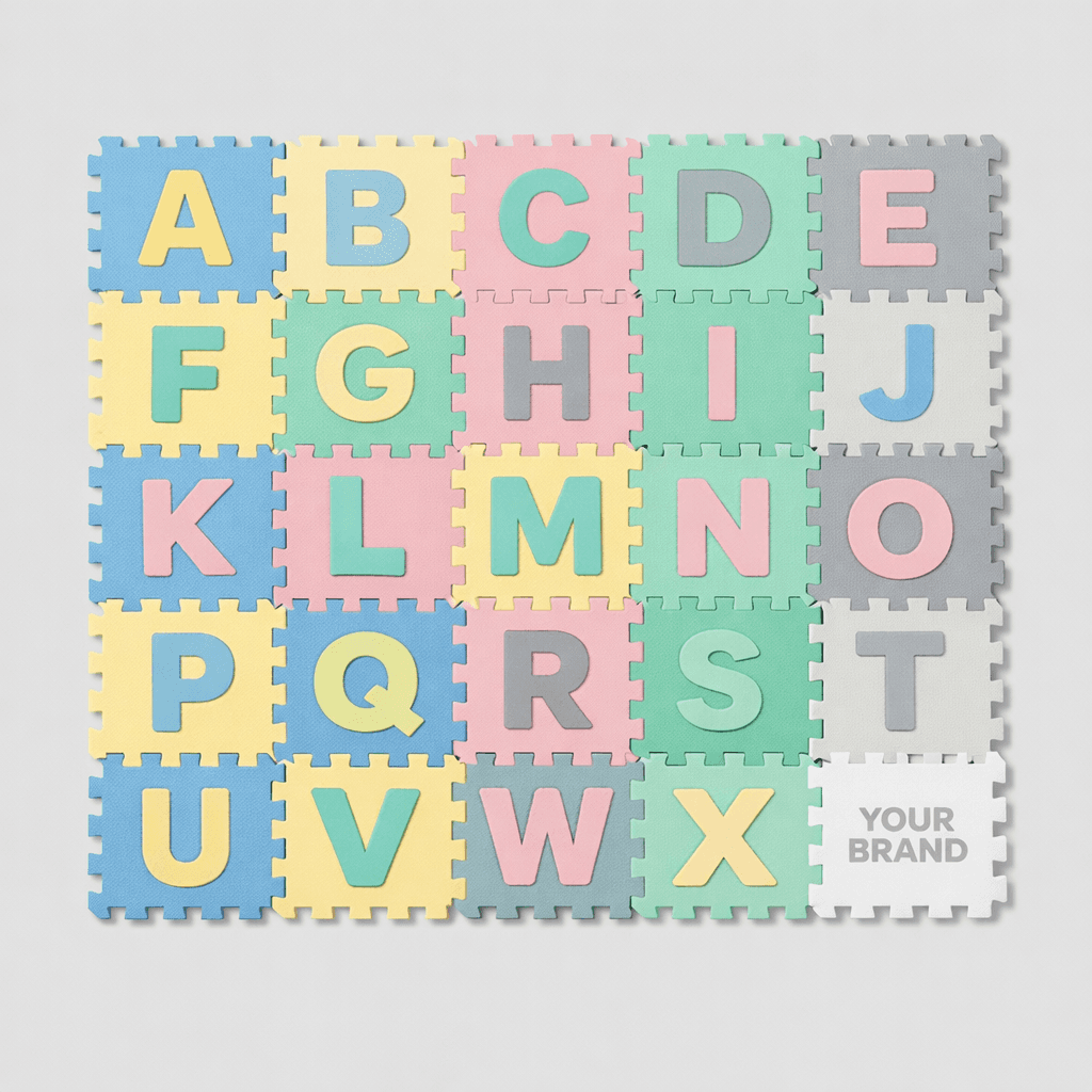 Soft Foam Kids’ Alphabet Puzzle Mat private-label product concept