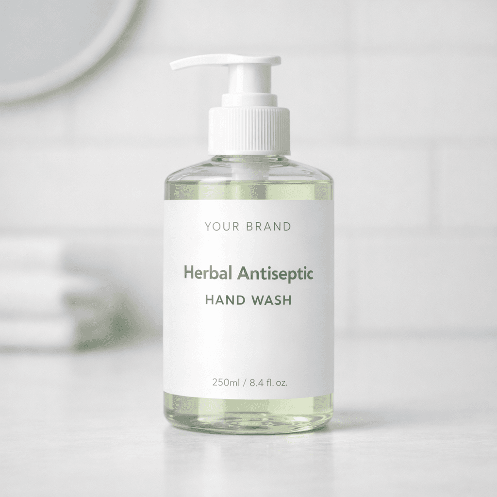 Herbal Antiseptic Hand Wash (250ml) private-label product concept
