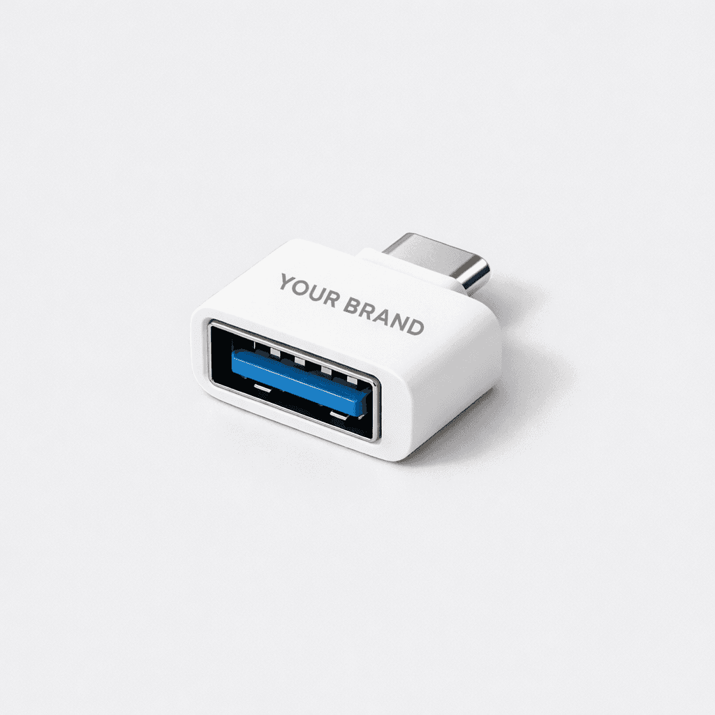 Compact USB OTG Adapter private-label product concept