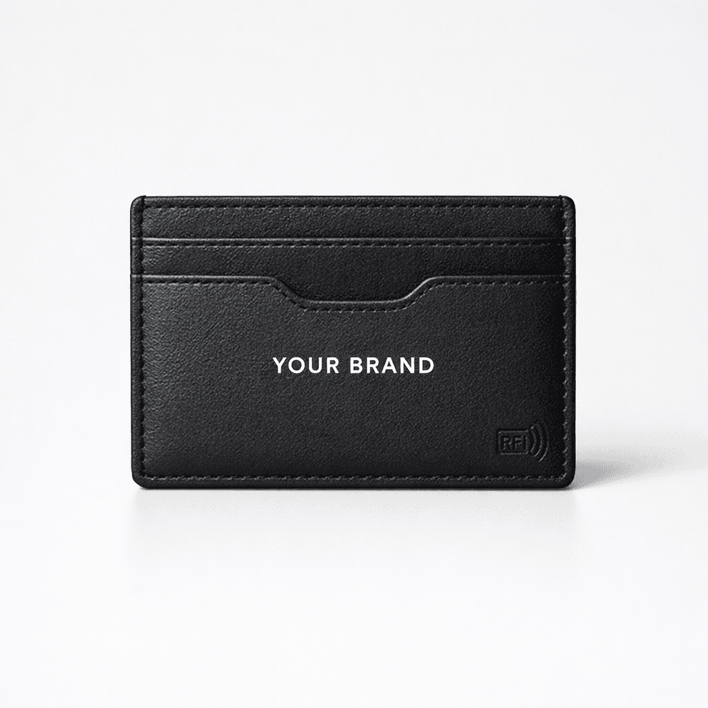 Travel RFID Blocking Card Holder private-label product concept