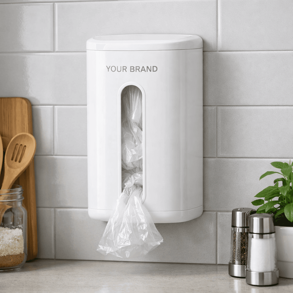 Plastic Kitchen Tidy Bag Dispenser private-label product concept