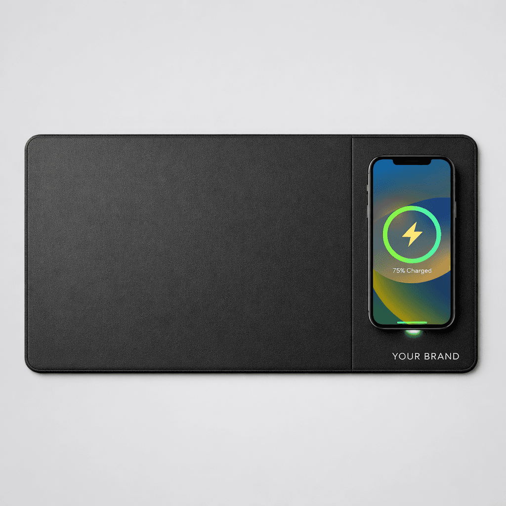 Wireless Charging Desk Pad private-label product concept