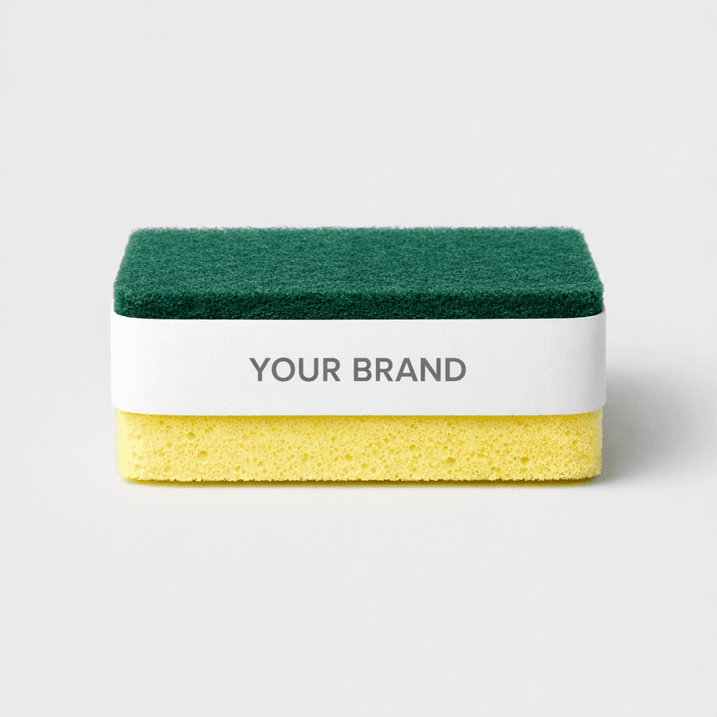 Dual-Sided Kitchen Cleaning Sponge private-label product concept