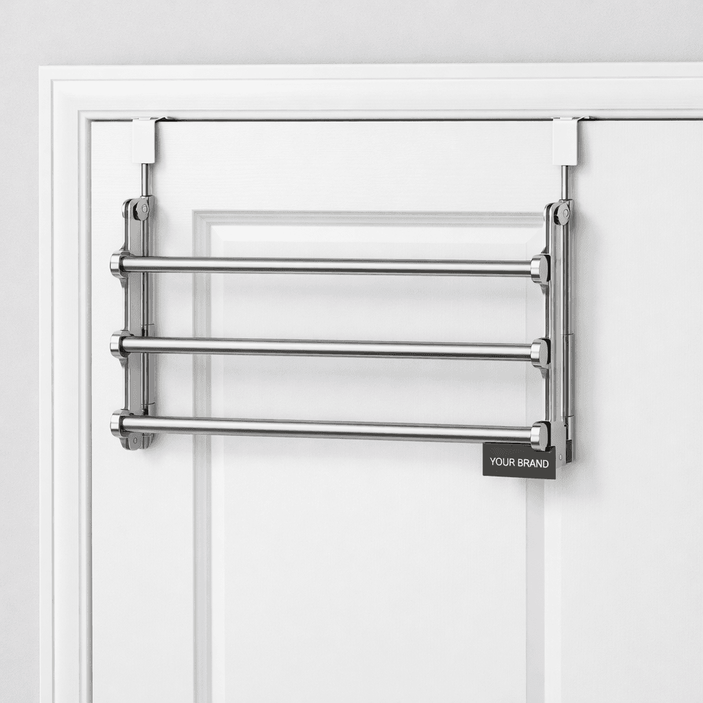 Foldable Over-the-Door Towel Rack private-label product concept