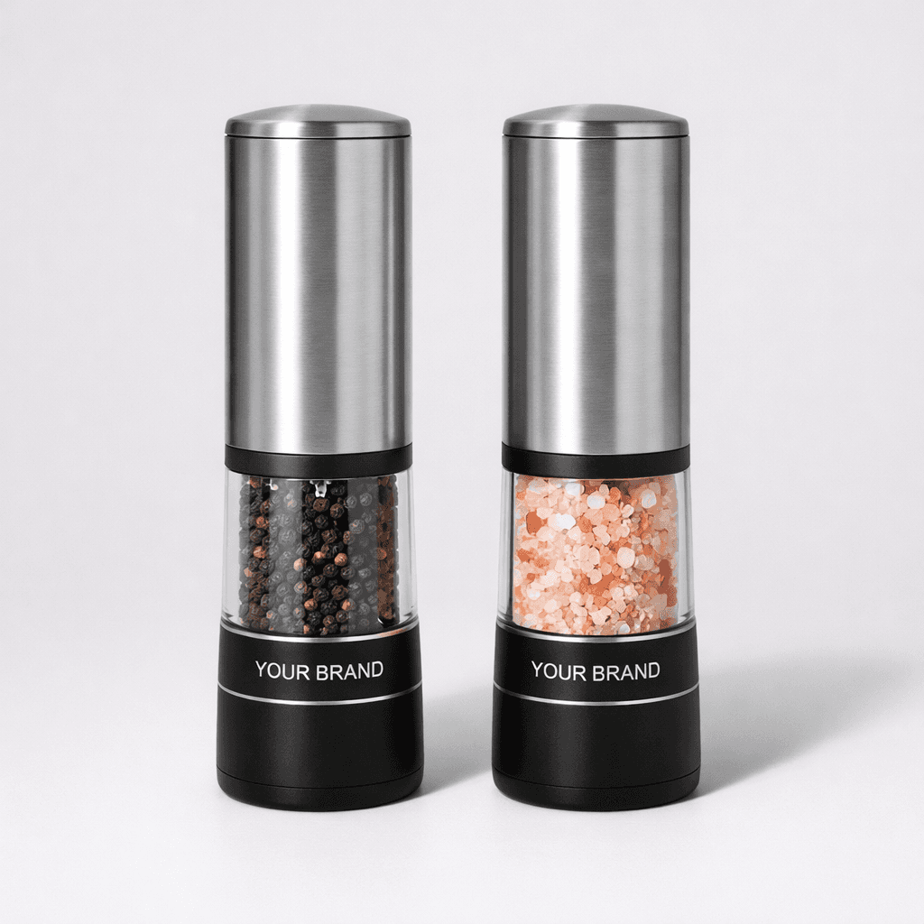 Electric Salt & Pepper Grinder Set private-label product concept