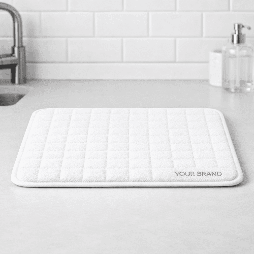 Microfiber Dish Drying Mat private-label product concept