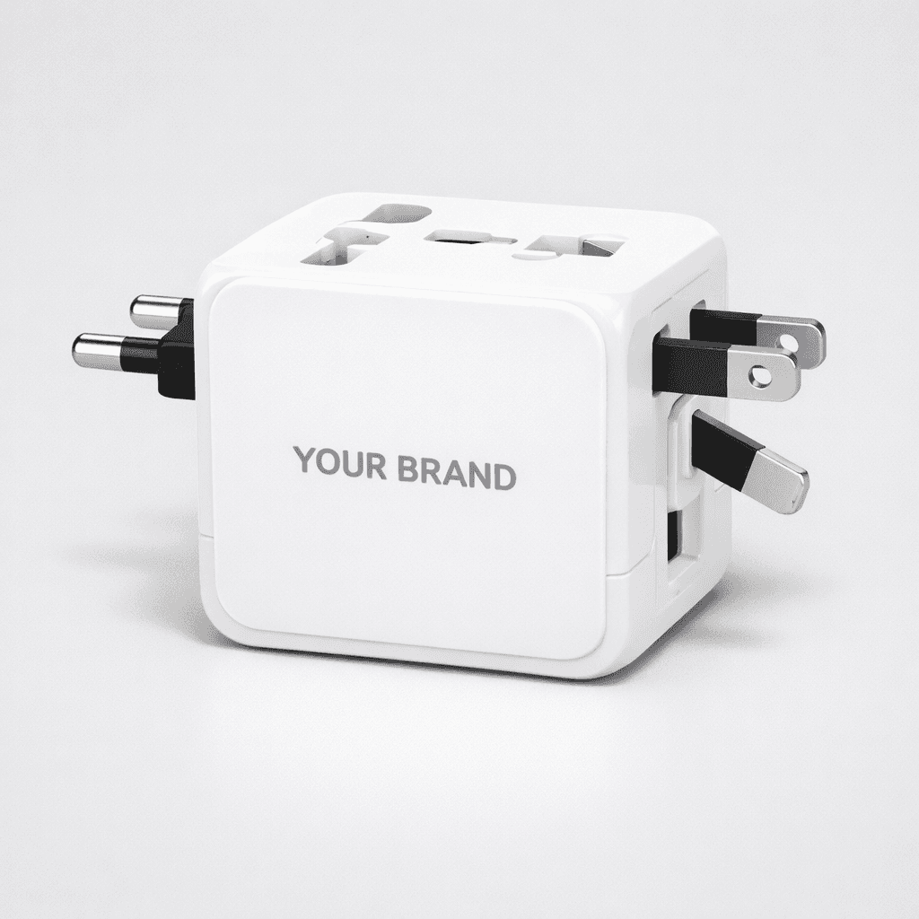 Universal Travel Adapter private-label product concept