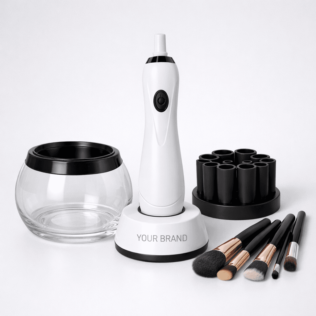 Electric Makeup Brush Cleaner private-label product concept