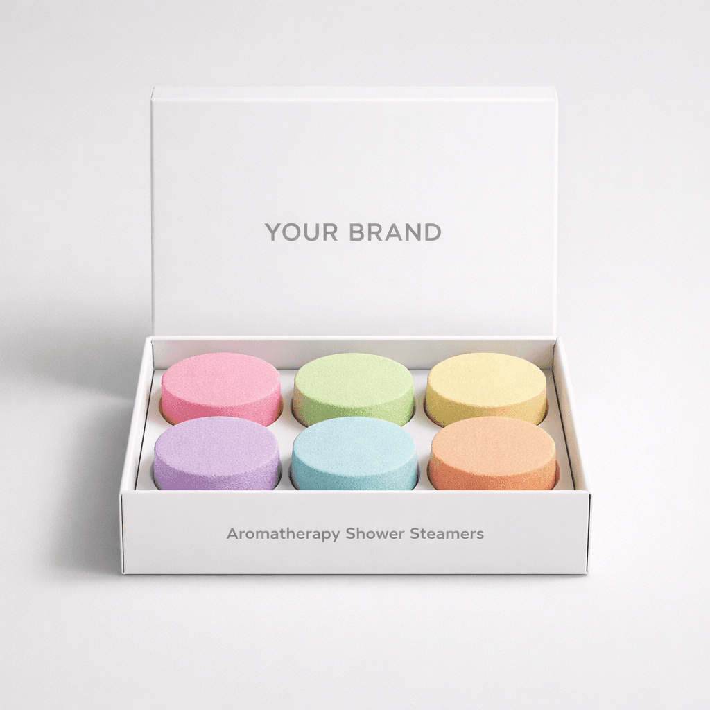 Aromatherapy Shower Steamers private-label product concept